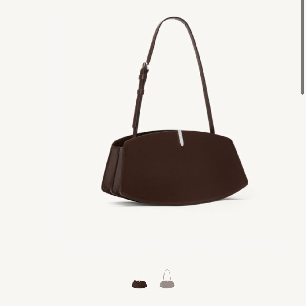 Savette Florence Women's Shoulder Bag, Brown/ Coffee Leather